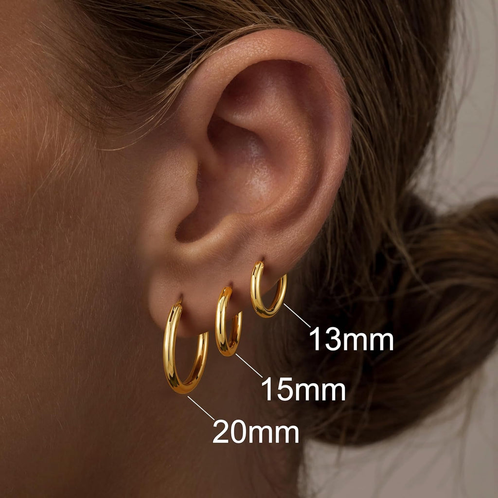 Classic Gold Hoop Earrings