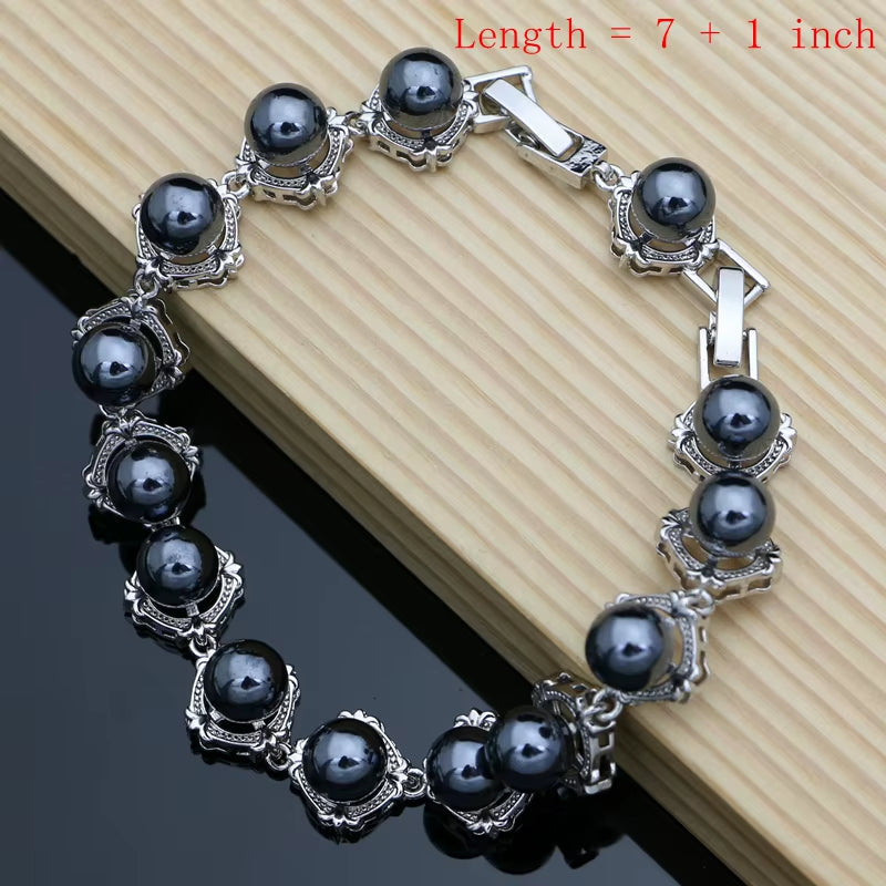 Black Pearl Jewelry Set