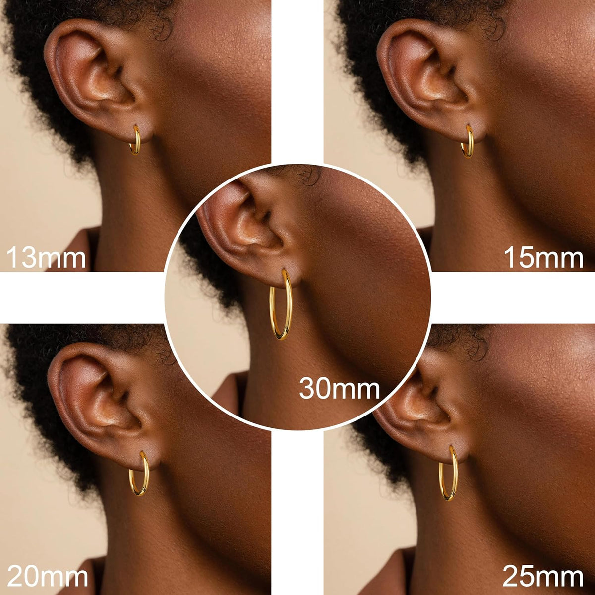 Classic Gold Hoop Earrings