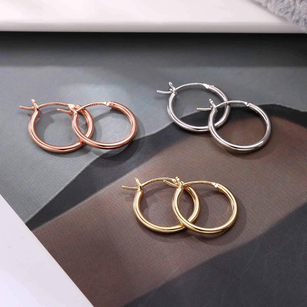 Classic Gold Hoop Earrings